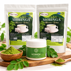 Pakej 2 Moringa Tea dan Serbuk Moringa 100g